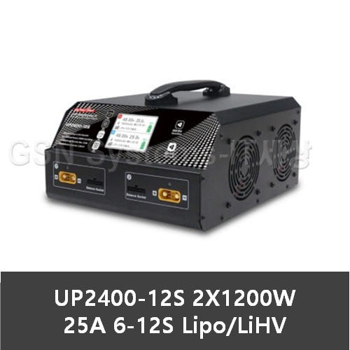 Ultra Power UP2400-12S 25A 울트라 파워 충전기 한글지원 펌웨어업데이트로 6S-14S까지 지원