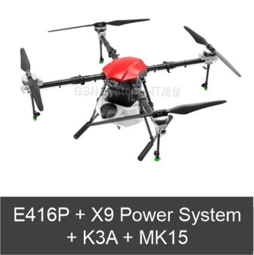 EFT E416P 프레임+ X9 Power System + K3A PRO + MK15 조종기 구성